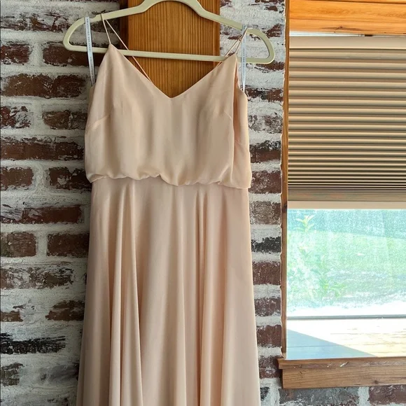 jenny yoo blush bridesmaid dress Jenny Yoo Aniston Dress – Thx, It's Not Mine main image 1